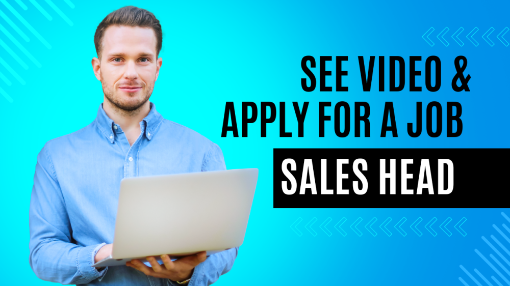 Machinery Manufacturing company Searching Sales Head