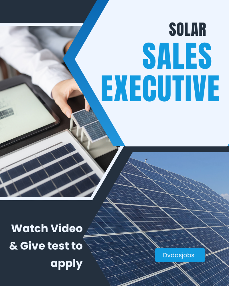 Top Solar Company of Surat searching Sales Executive 