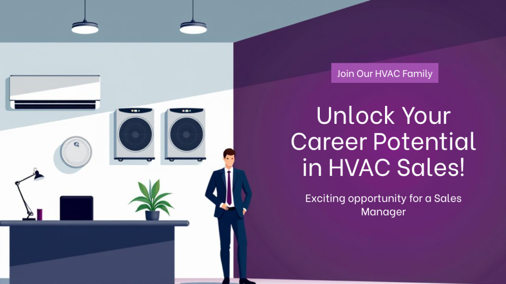 Growing HVAC brand hiring for Sales Manager 