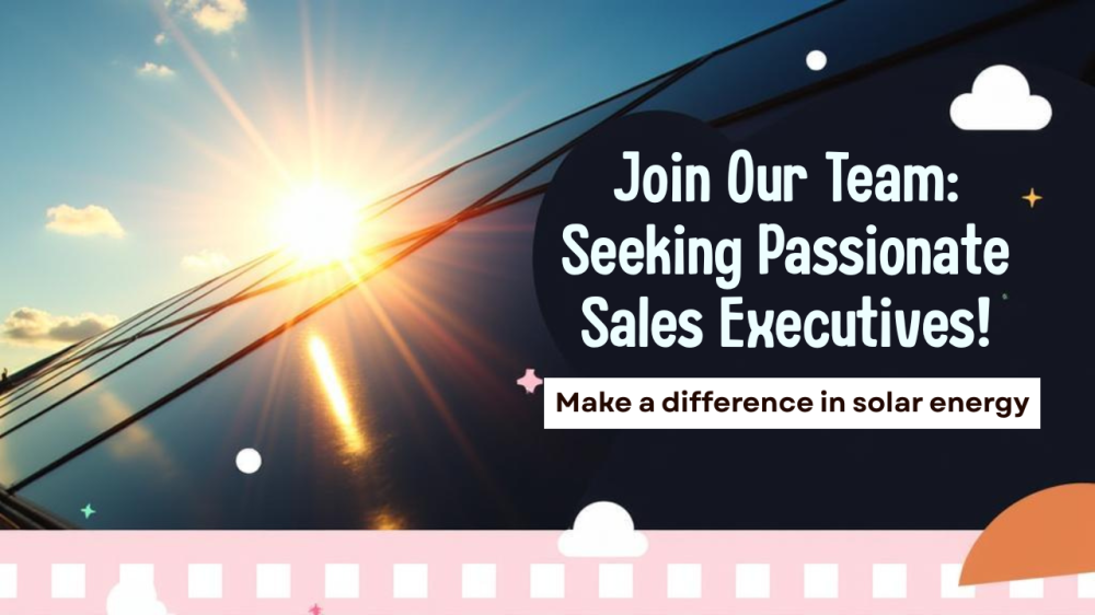 Leading Solar Manufacturing Company Hiring for Sales executive 