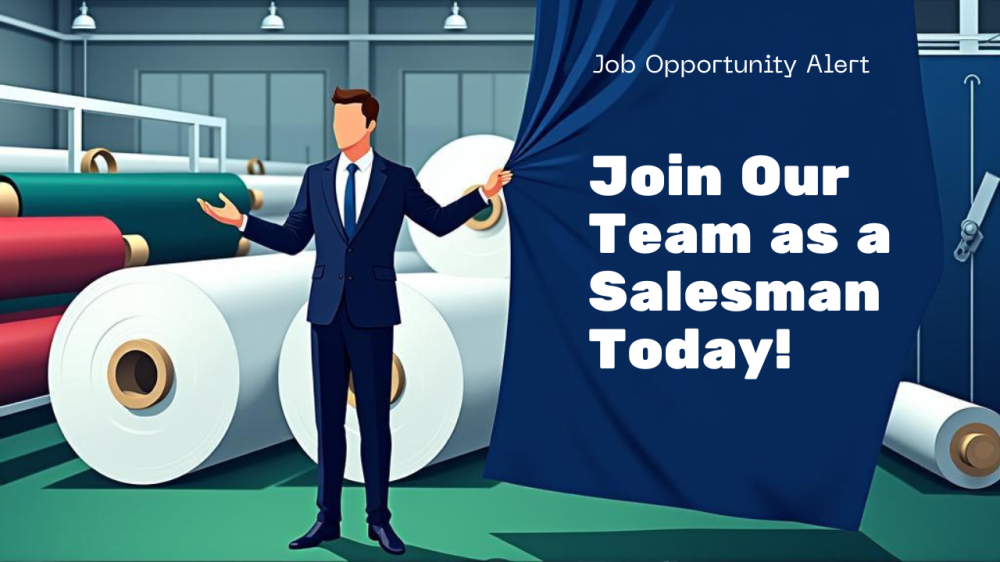 Growing Jari Manufacturing company hiring for salesman